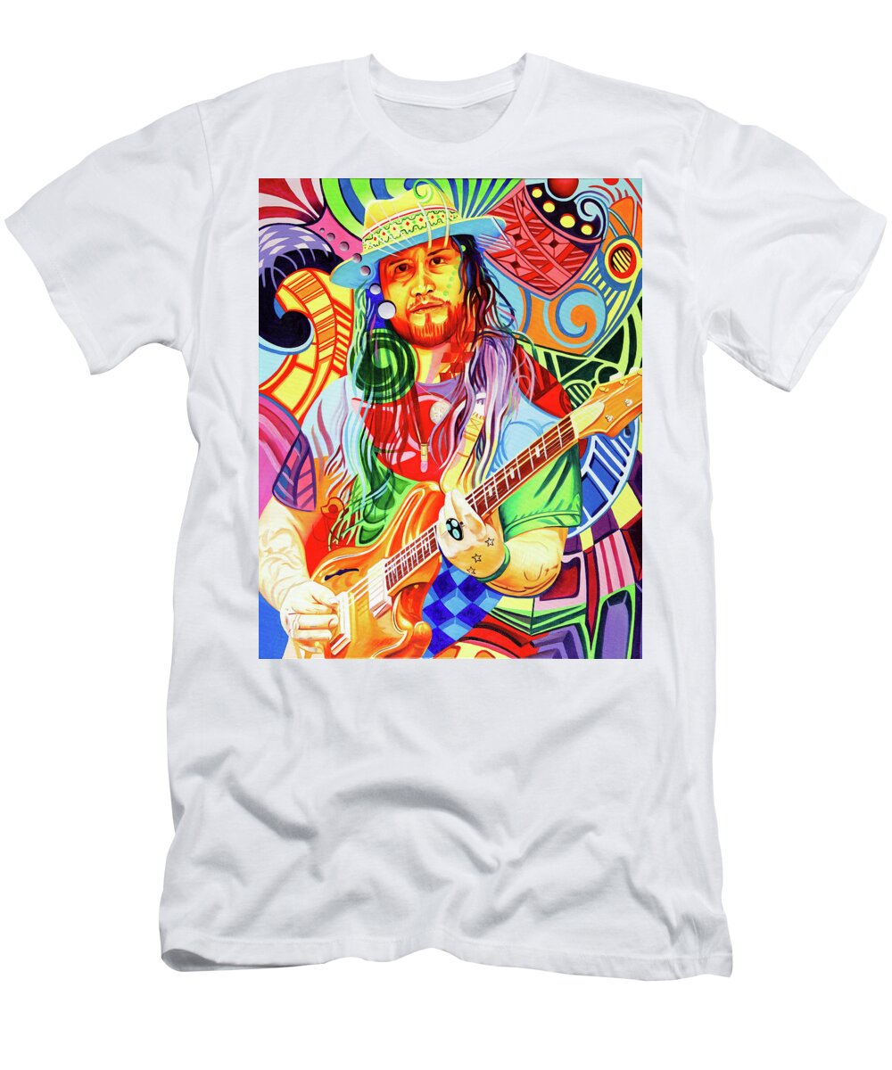 Twiddle T-Shirt featuring the painting Mihali Savoulidis by Joshua Morton
