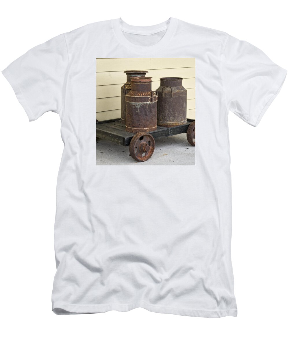 Australia T-Shirt featuring the photograph Milk Urns - Australia by Steven Ralser