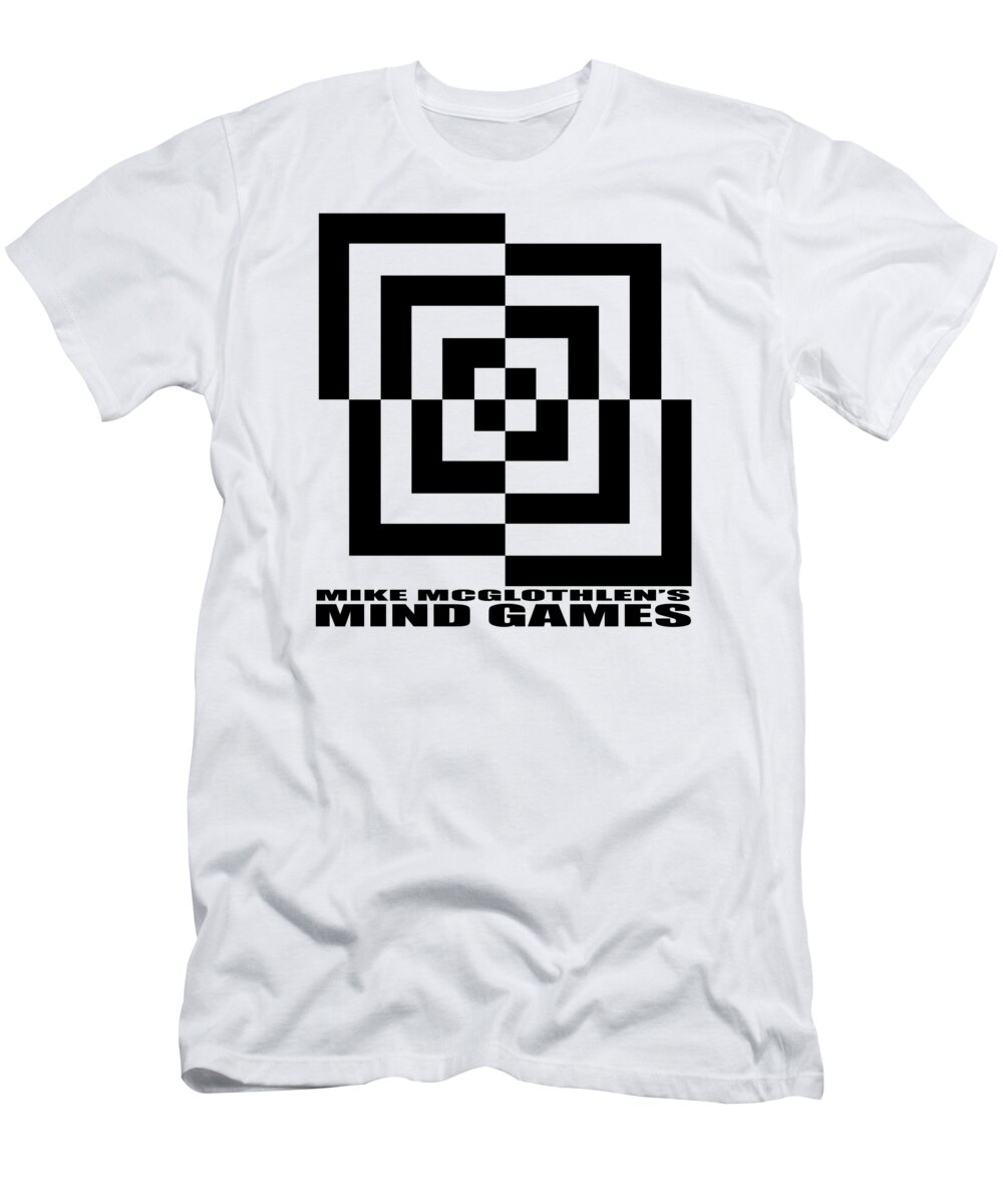 T-shirt T-Shirt featuring the digital art Mind Games 10SE by Mike McGlothlen
