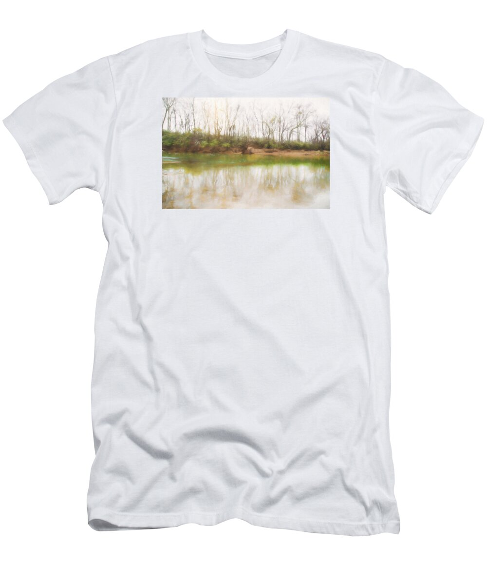 Still Life Photography T-Shirt featuring the photograph Misty Morning by Mary Buck