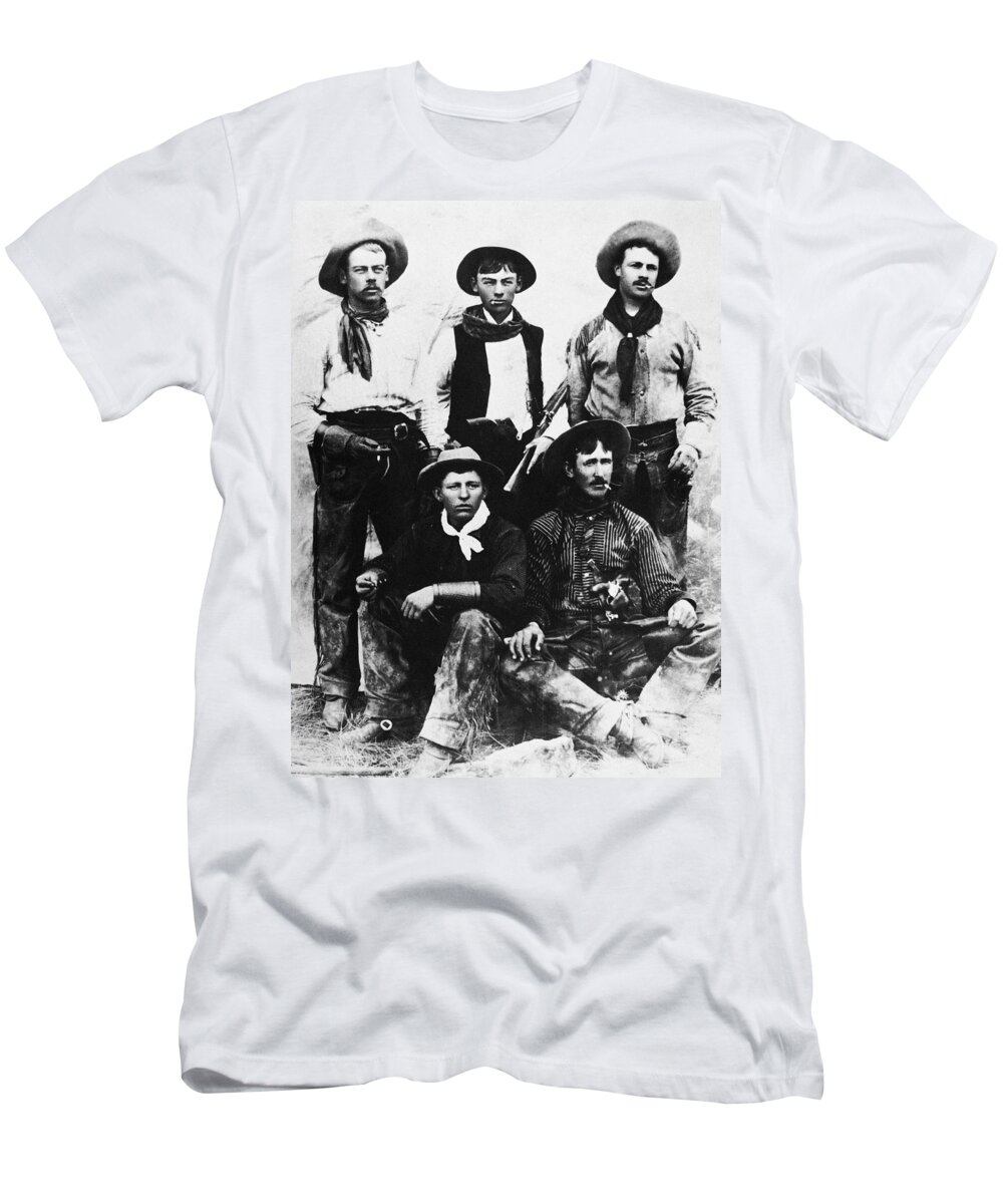 19th Century T-Shirt featuring the photograph Montana Cowboys by Granger