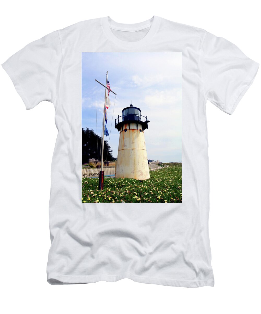 Lighthouses T-Shirt featuring the photograph Montara Light by Art Block Collections