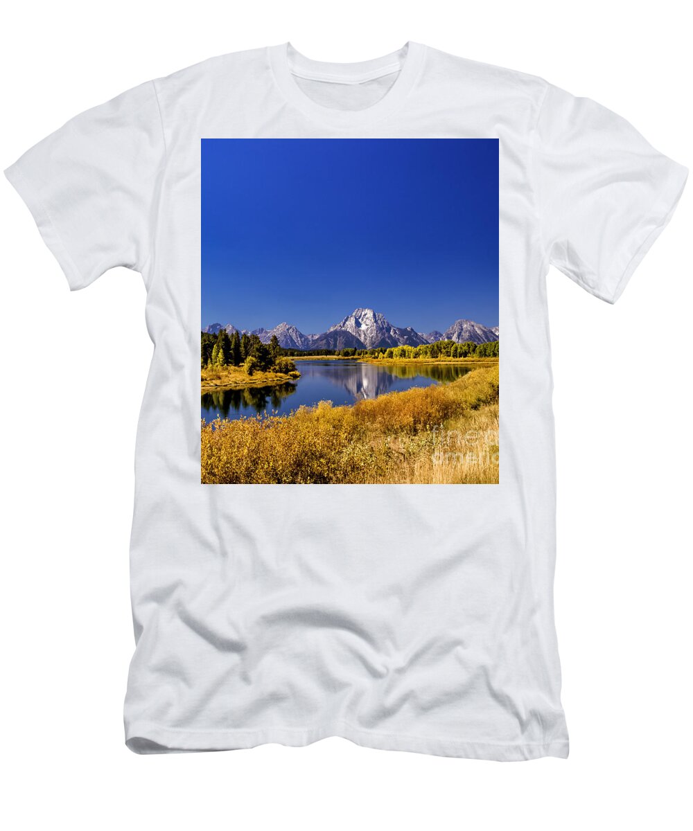 Landscape T-Shirt featuring the photograph Mount Moran by Mark Jackson