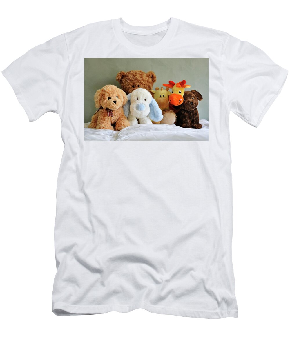 Stuffed Animals T-Shirt featuring the photograph My Best Friends by Luke Moore
