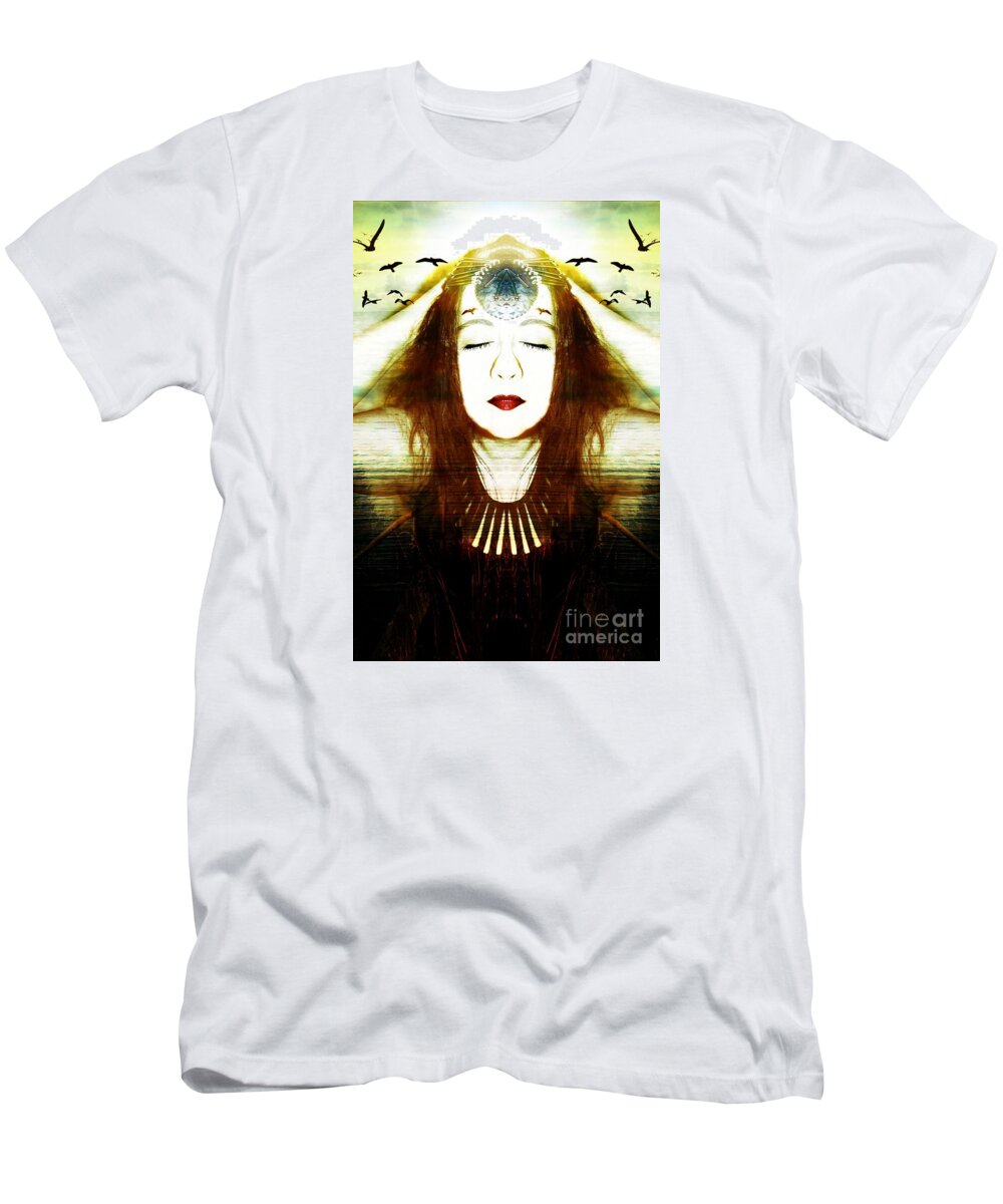 Special Edition T-Shirt featuring the photograph My feathers will fill up the sky by Heather King