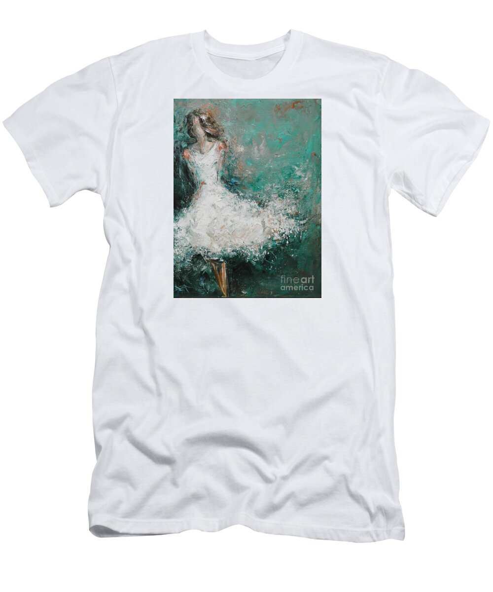 Motown T-Shirt featuring the painting My Girl by Dan Campbell
