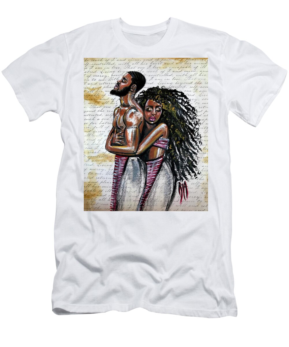 Artist Ria T-Shirt featuring the painting My Modern Phoenix by Artist RiA