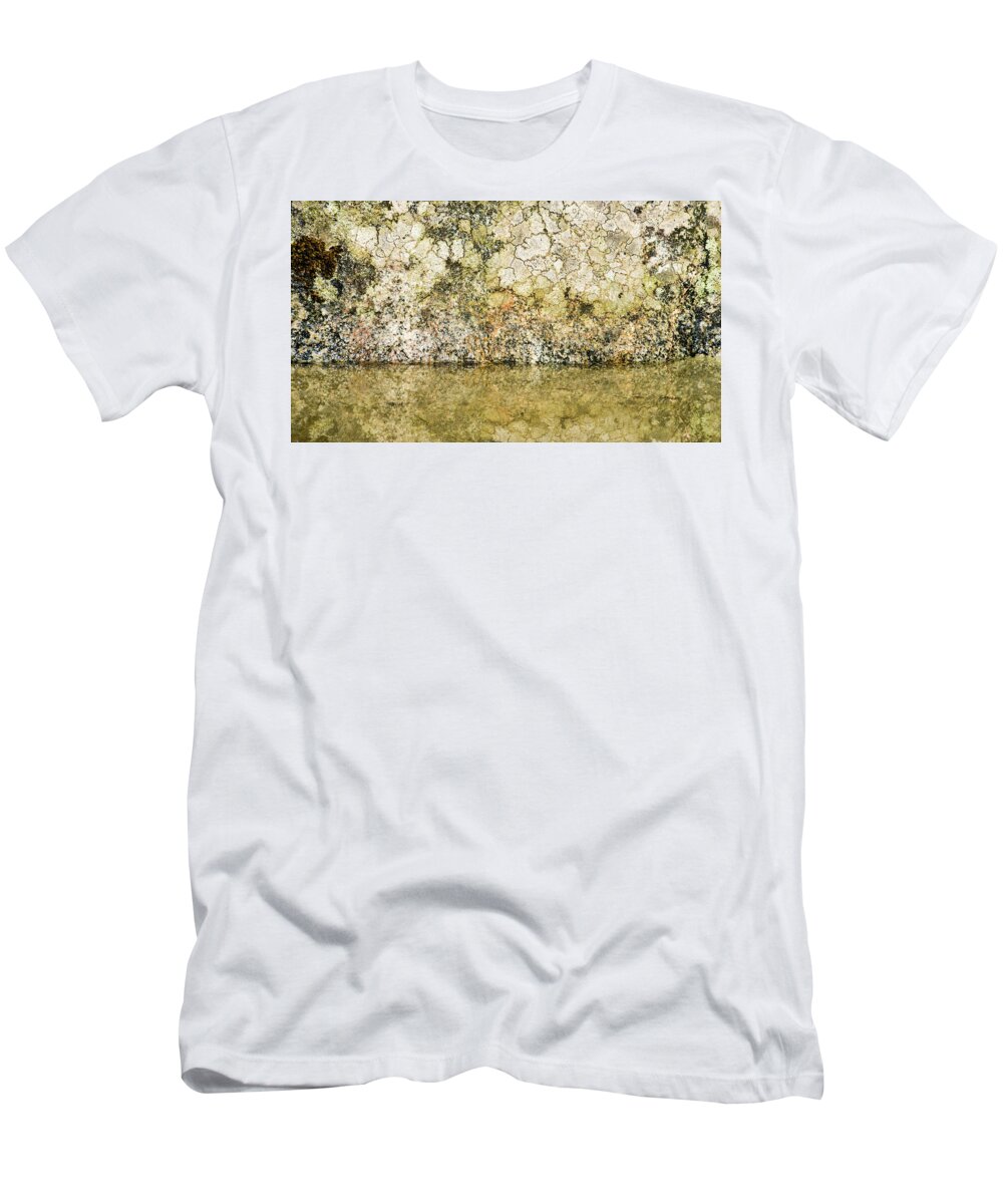 Background T-Shirt featuring the photograph Natural stone background by Torbjorn Swenelius