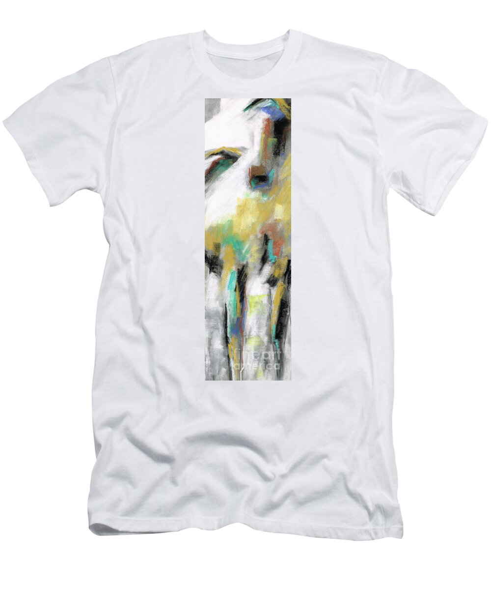 Equine Art T-Shirt featuring the painting New Mexico Horse 4 by Frances Marino