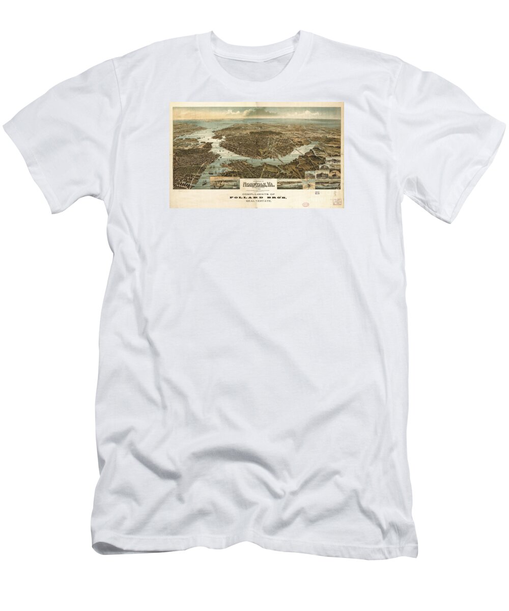 Norfolk T-Shirt featuring the photograph Norfolk VA by Dale Powell