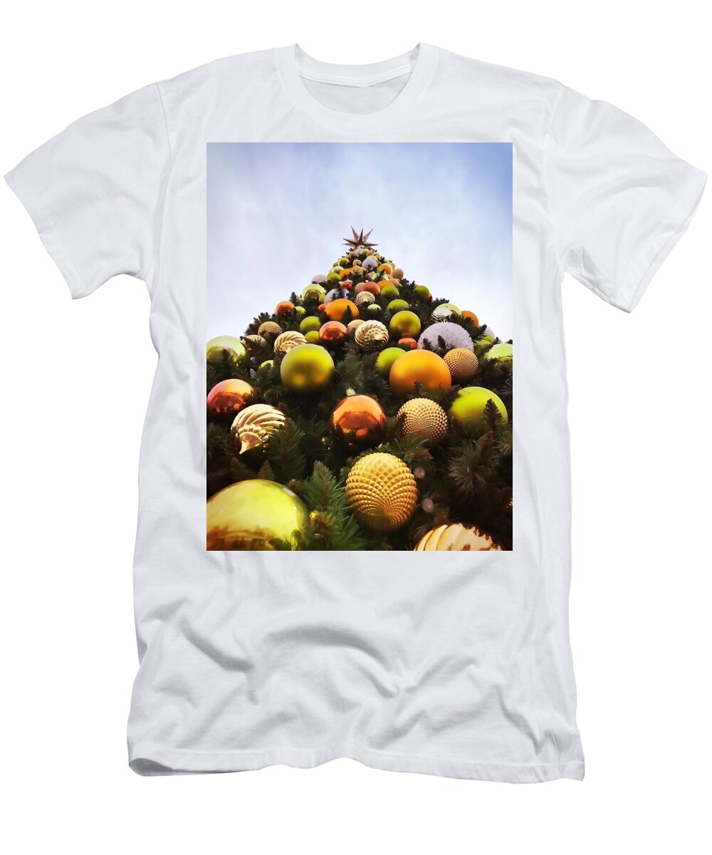 Christmas T-Shirt featuring the photograph O Christmas Tree by Chris Montcalmo