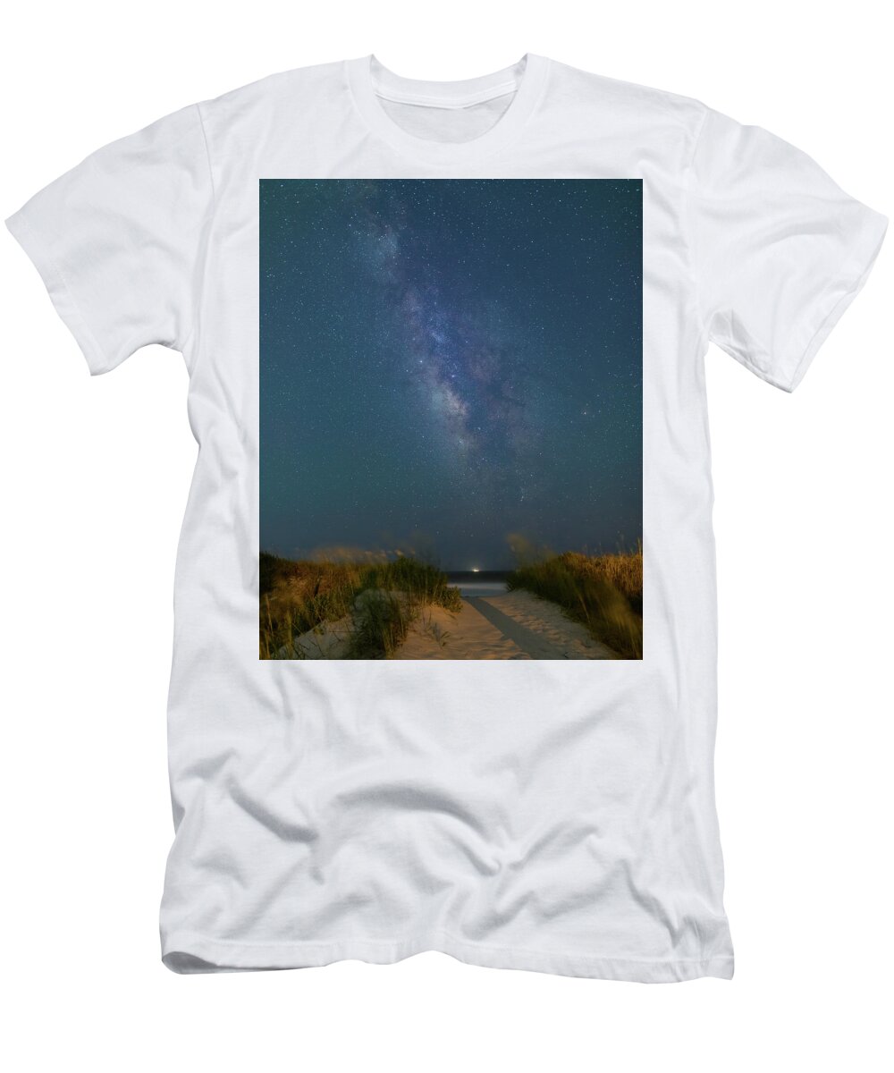 Beachclub T-Shirt featuring the photograph Oak ISland Stars by Nick Noble