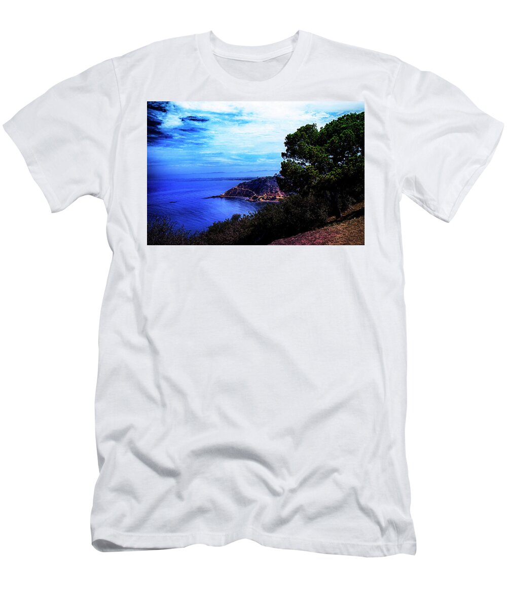 Seascape T-Shirt featuring the photograph Ocean Hill by Joseph Hollingsworth