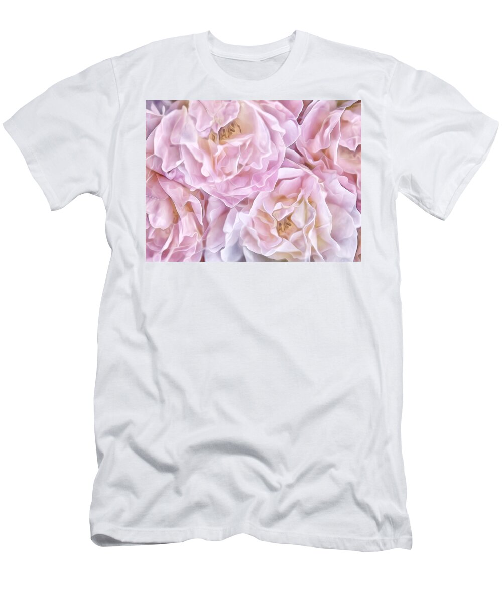 Pink T-Shirt featuring the photograph Oh So Delicate Rose by Theresa Tahara