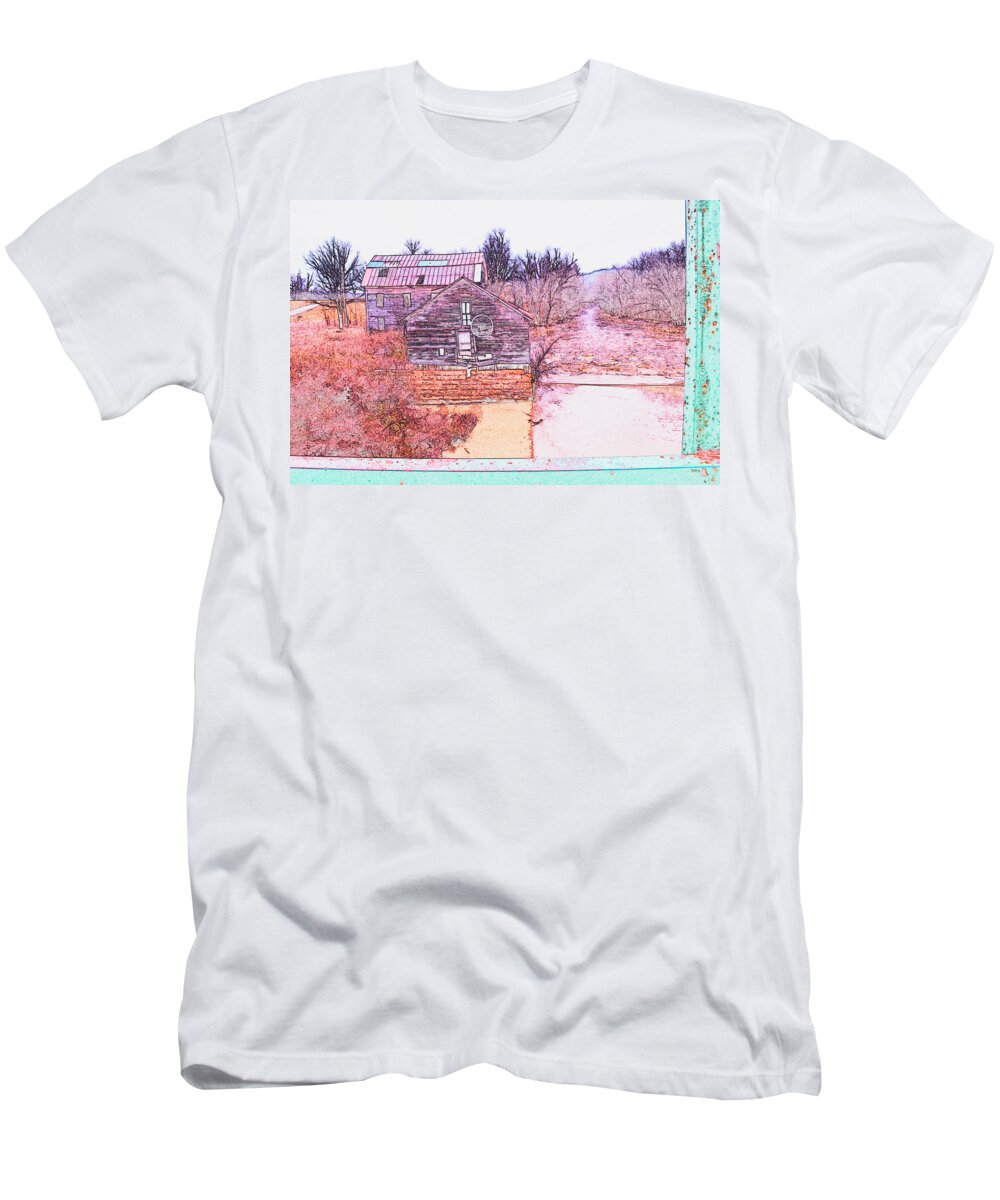 Mill-house T-Shirt featuring the photograph Old Mill on Rough River by Stacie Siemsen