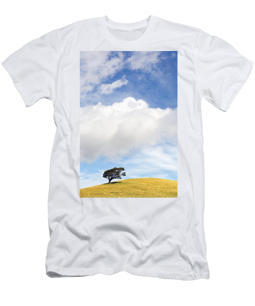 Landscape T-Shirt featuring the photograph One Tree Hill by Mal Bray