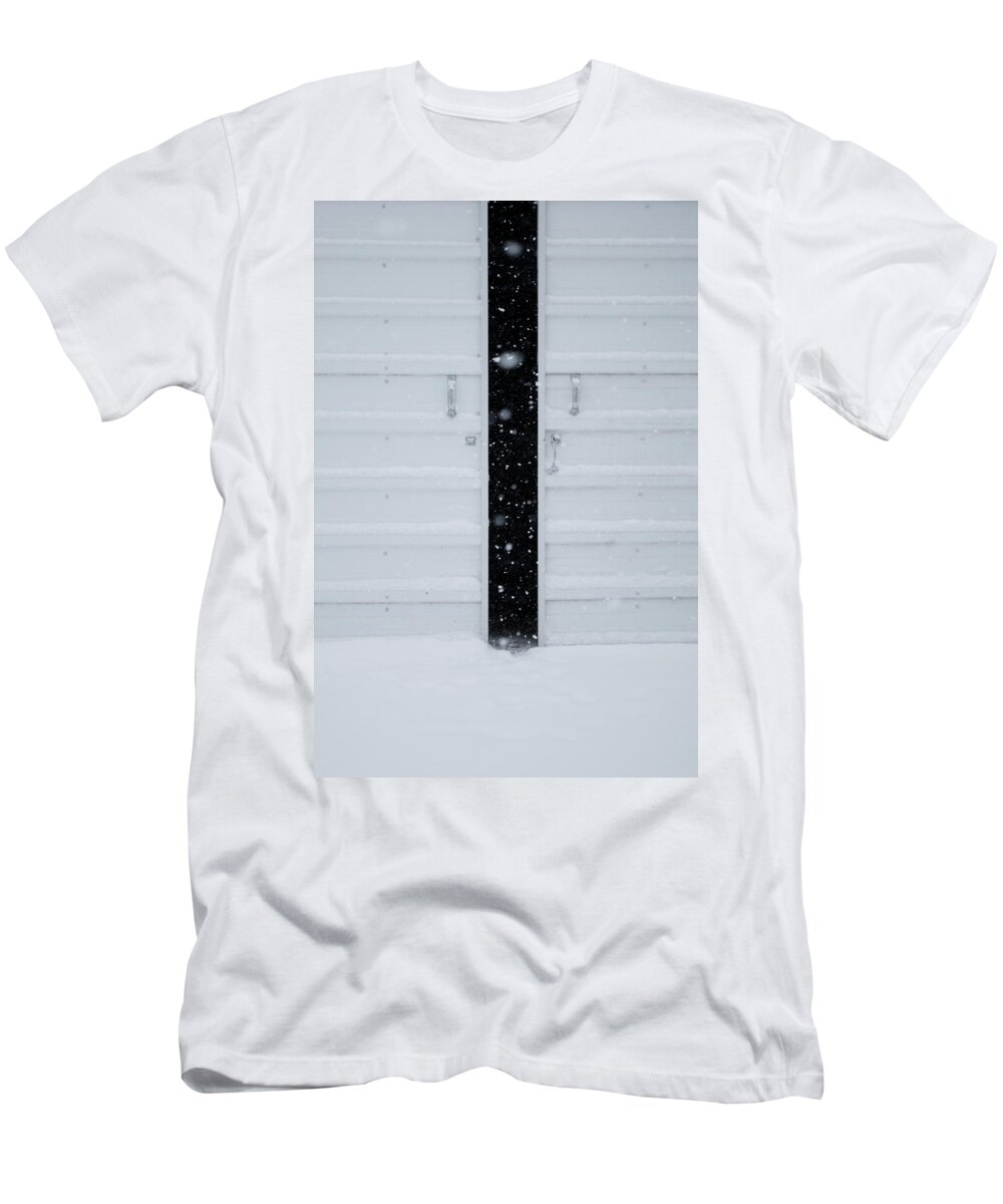 Barn T-Shirt featuring the photograph Open Door by Troy Stapek