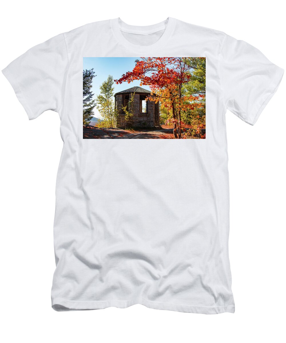 Owl’s Head Overlook T-Shirt featuring the photograph Owls Head Outlook point by Jeff Folger