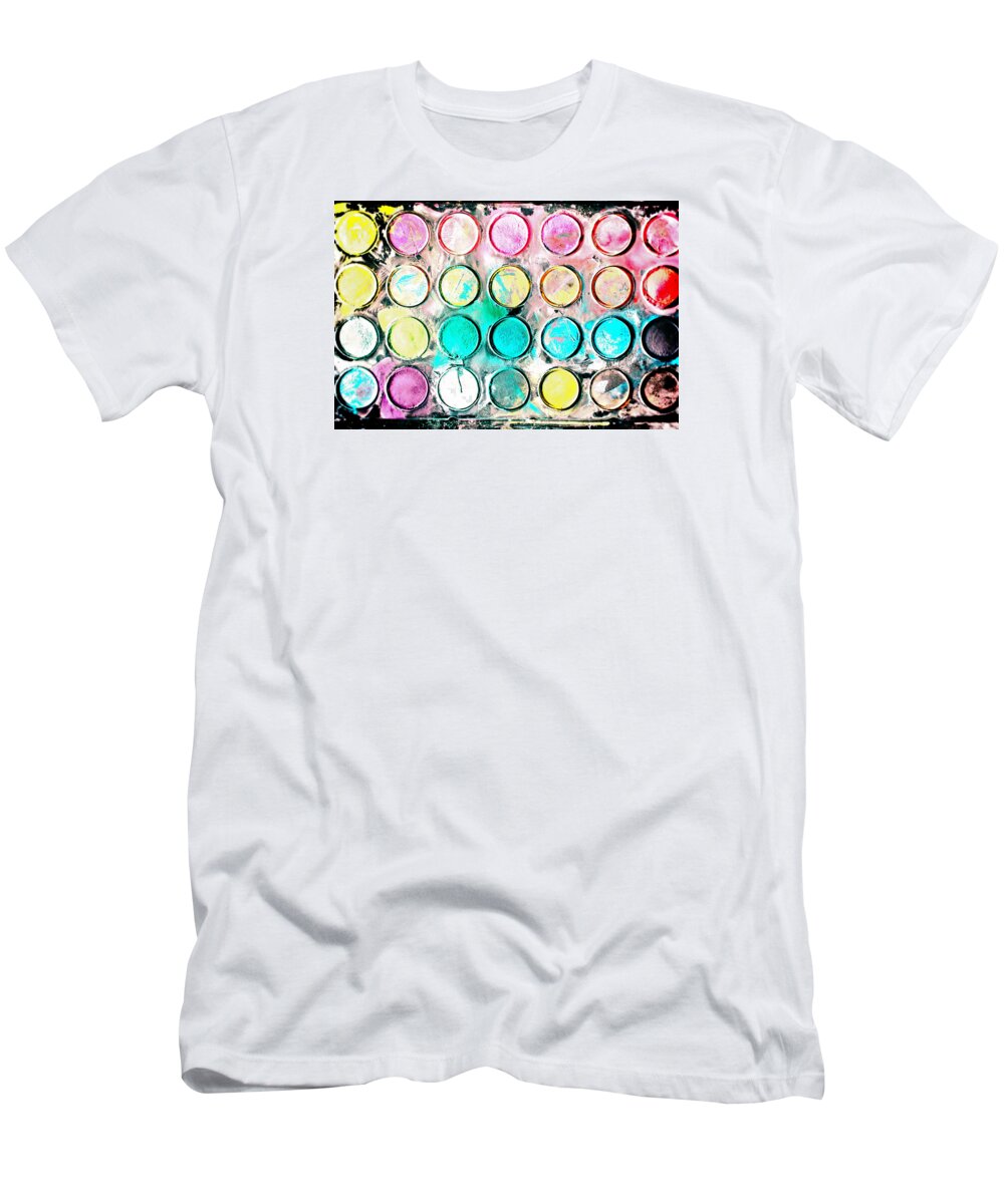 Art T-Shirt featuring the photograph Paint colors by Tom Gowanlock