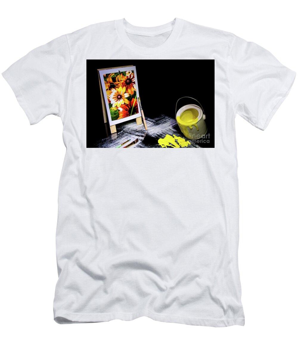 Oil T-Shirt featuring the photograph Painted Canvas by Deborah Klubertanz