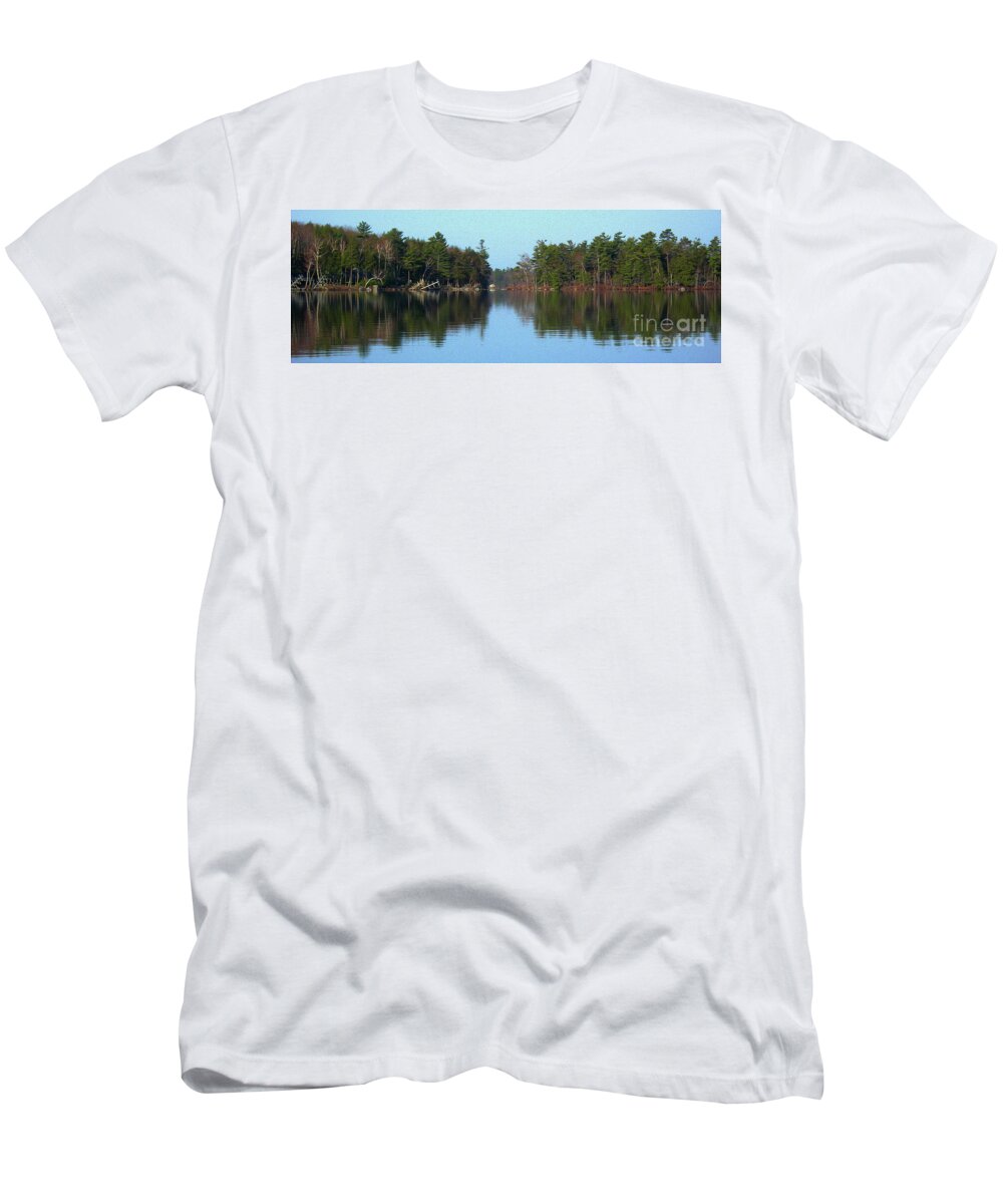 Scenic T-Shirt featuring the photograph Painted Hole In The Wall by Skip Willits