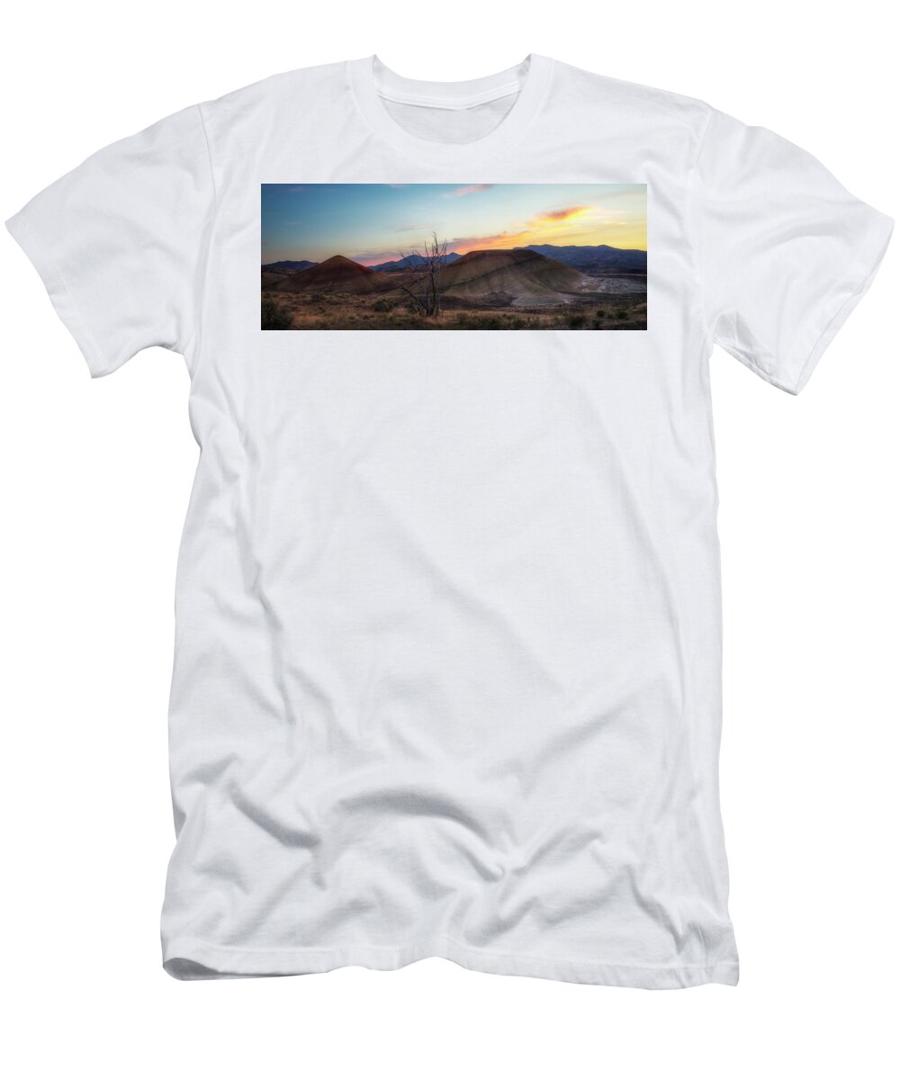 Painted Hills T-Shirt featuring the photograph Painted Sunset by Ryan Manuel