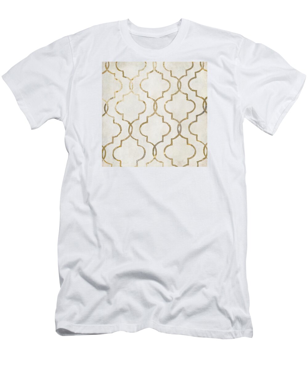 Silver T-Shirt featuring the painting Paris Apartment IV by Mindy Sommers