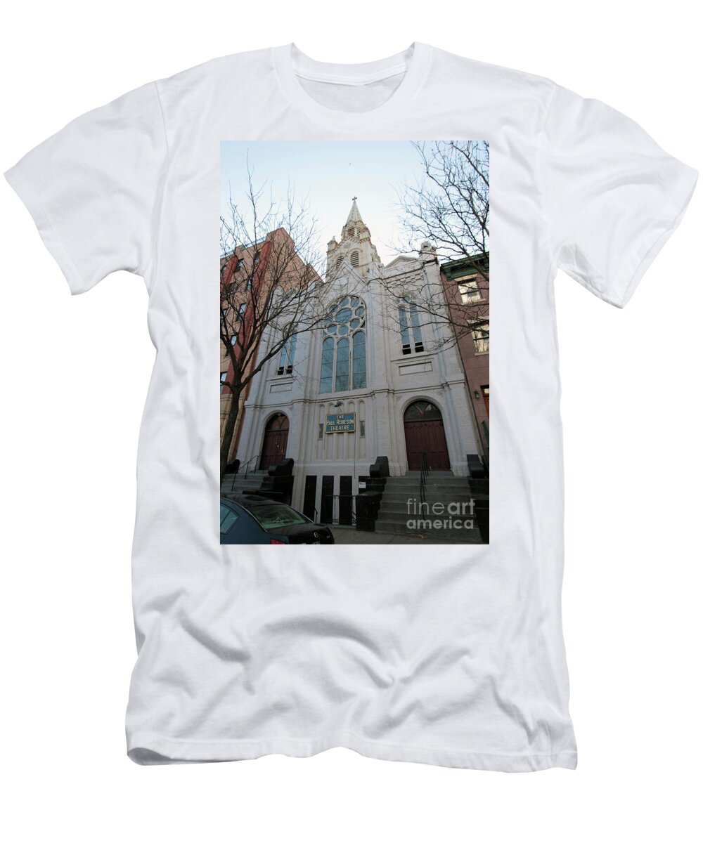 Paul Roberson T-Shirt featuring the photograph Paul Roberson Theatre by Steven Spak