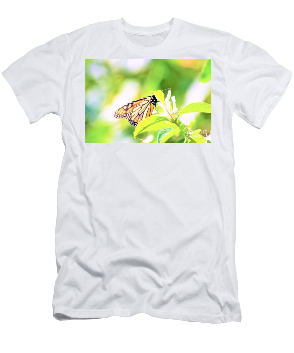 Butterflies T-Shirt featuring the photograph Peek-a-Boo by Merle Grenz