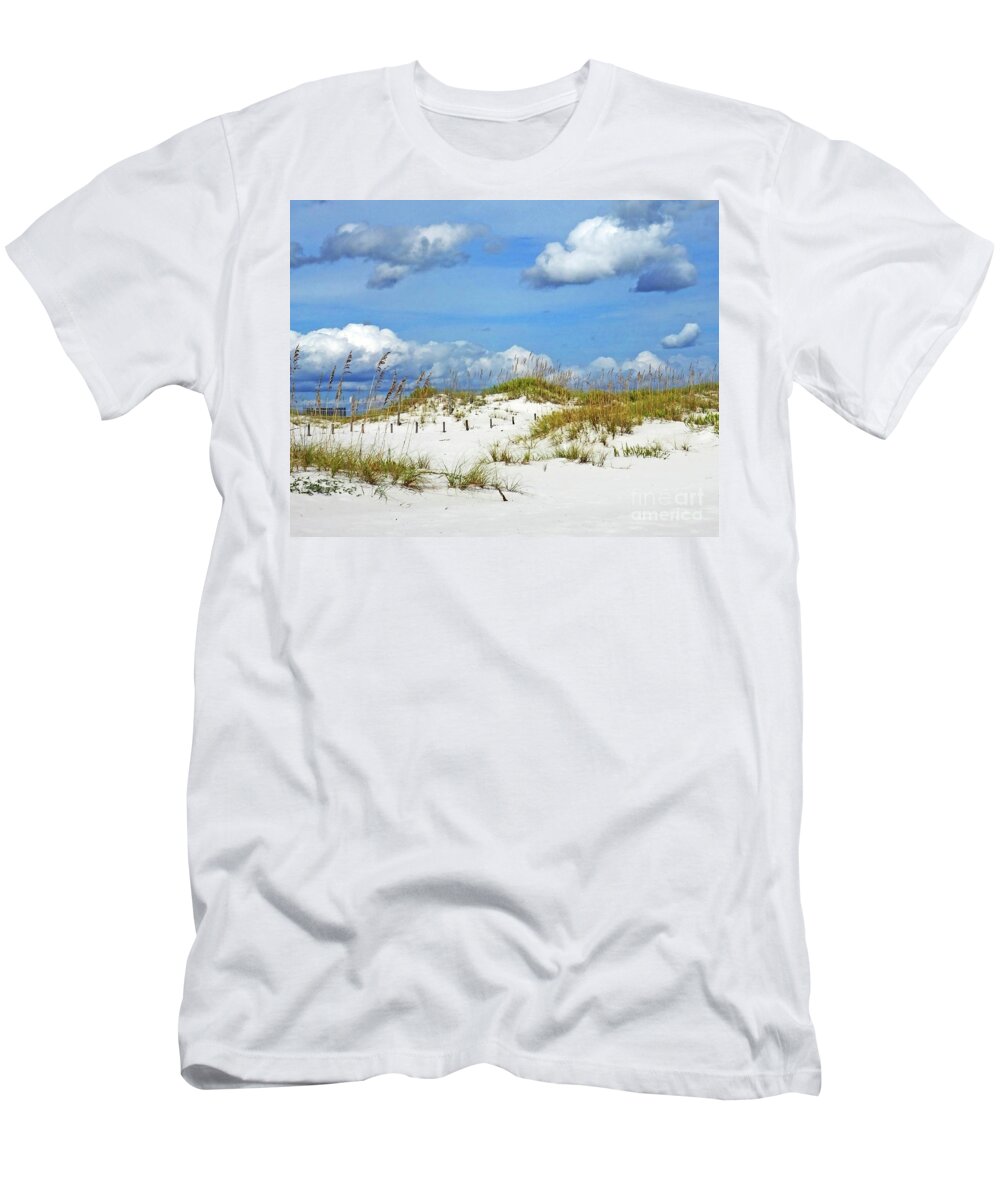 Florida T-Shirt featuring the photograph Perdido Key FL Dunes by Lizi Beard-Ward