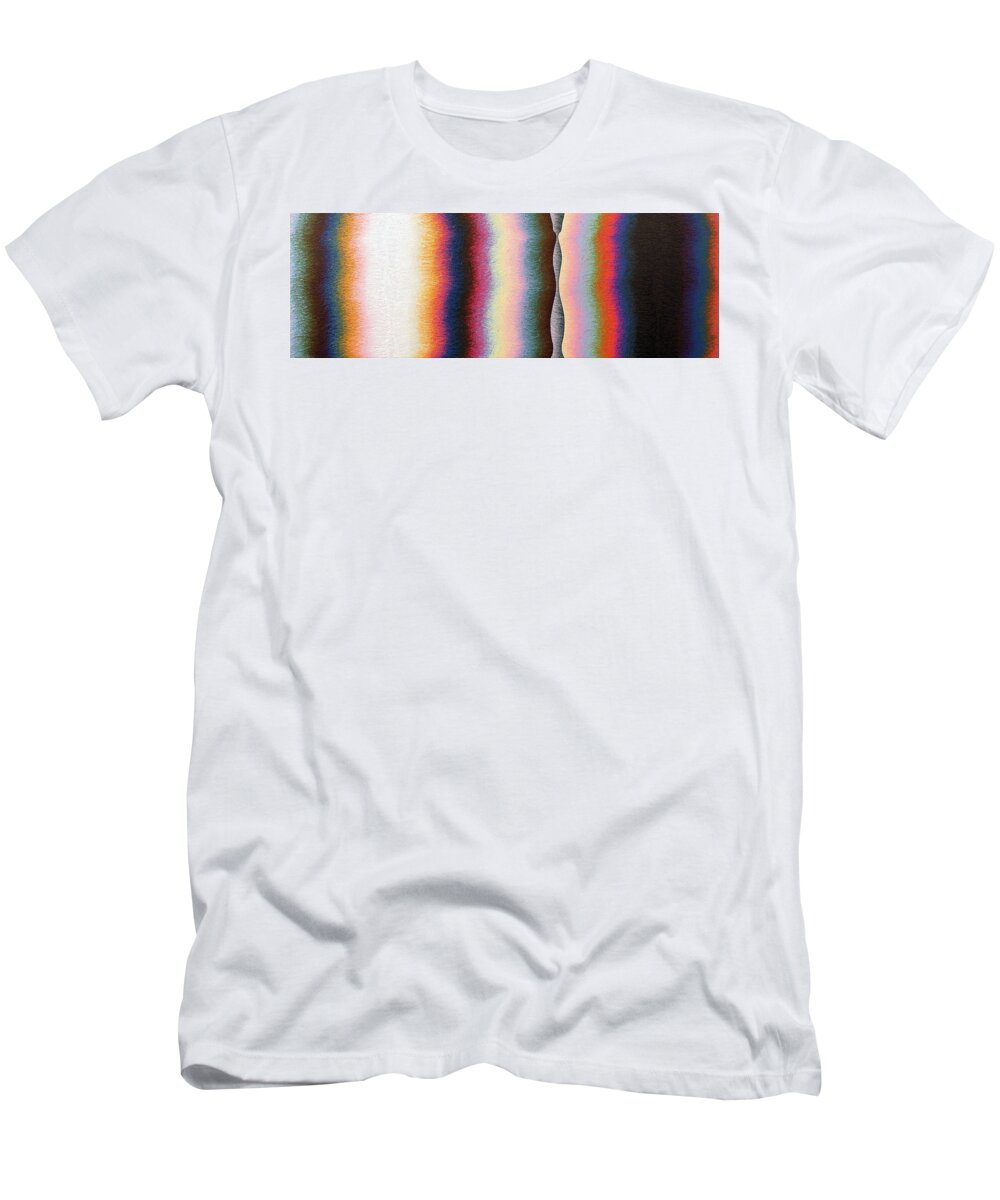 Color T-Shirt featuring the painting Pole Fourteen by Stephen Mauldin