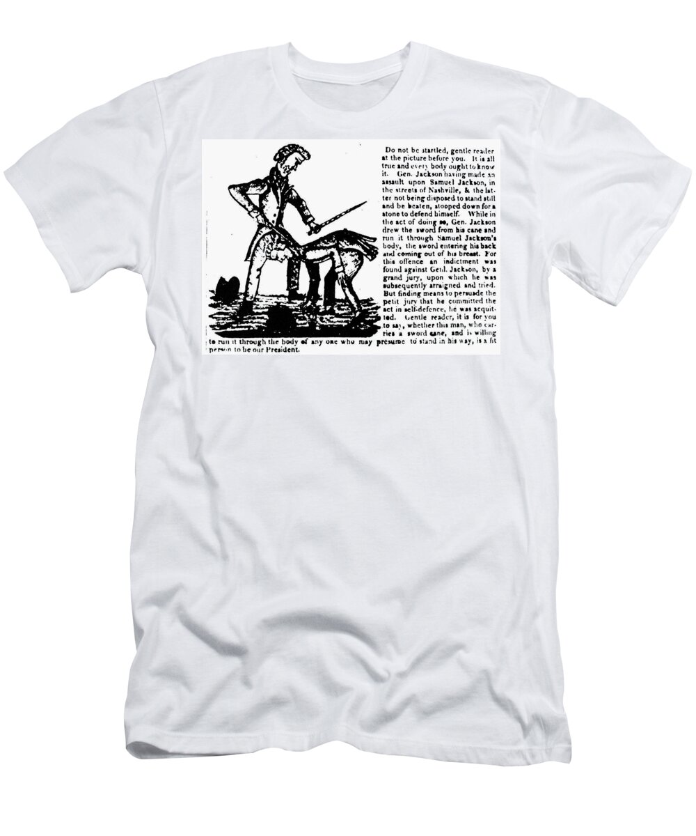 1828 T-Shirt featuring the photograph Presidential Campaign, 1828 by Granger