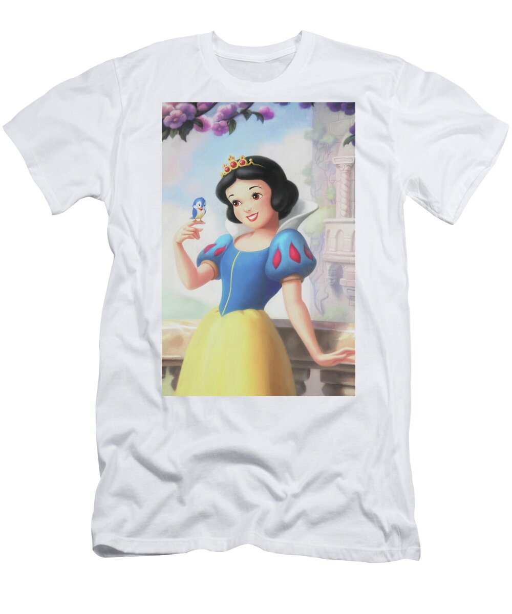 Disney T-Shirt featuring the photograph Princess Snow White by The Art Of Marilyn Ridoutt-Greene