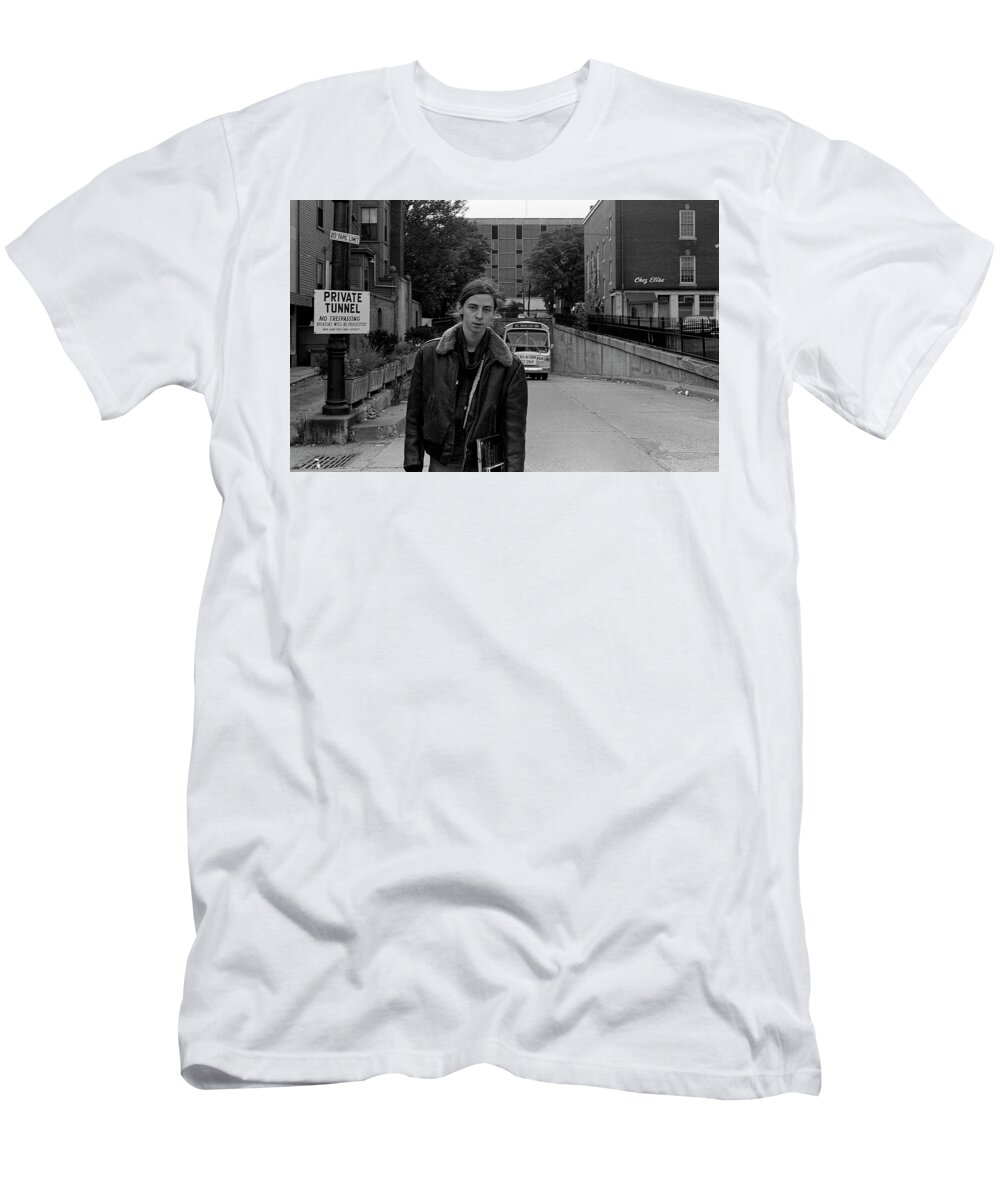 Providence T-Shirt featuring the photograph Private Tunnel, 1972 by Jeremy Butler
