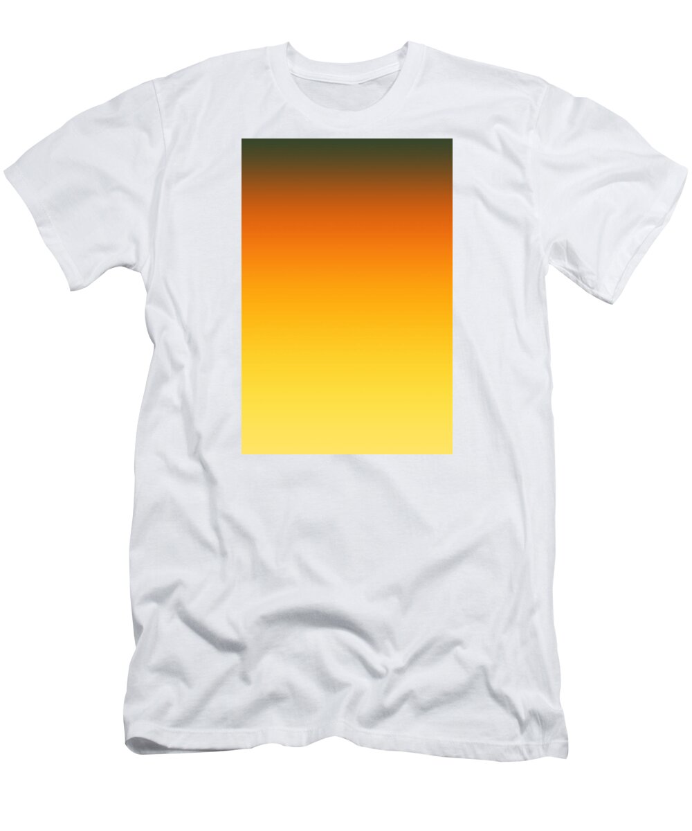 Pumpkin - Abstract T-Shirt featuring the digital art Pumpkin - R Blended by Custom Home Fashions
