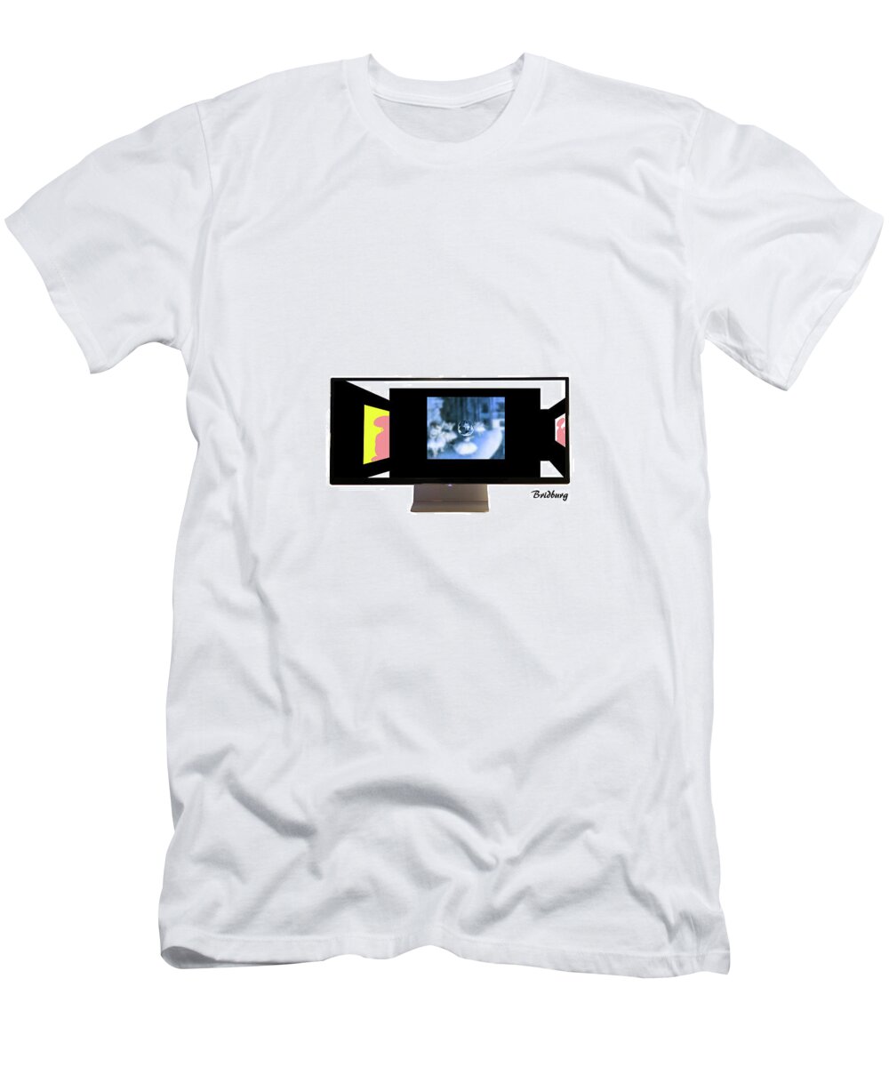 Postmodernism T-Shirt featuring the digital art Recent 8 by David Bridburg