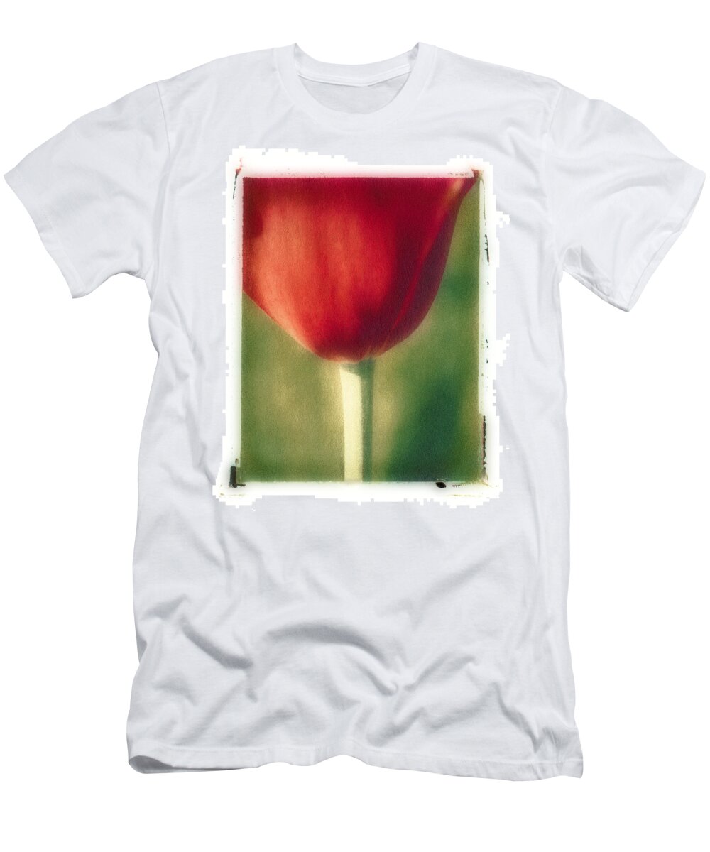 Spring T-Shirt featuring the photograph Red Tulip by Joye Ardyn Durham