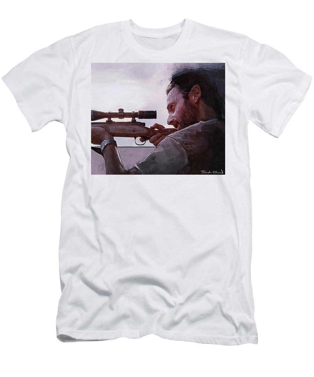 Rick Grimes - Have Gun Will Travel - The Walking Dead T-Shirt by Joseph  Oland - Pixels