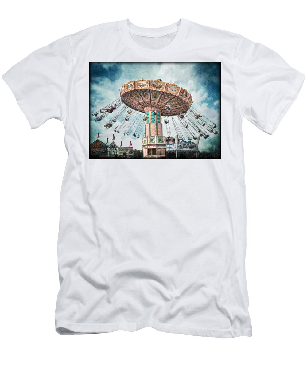 Swing T-Shirt featuring the photograph Ride the Sky by Tammy Wetzel