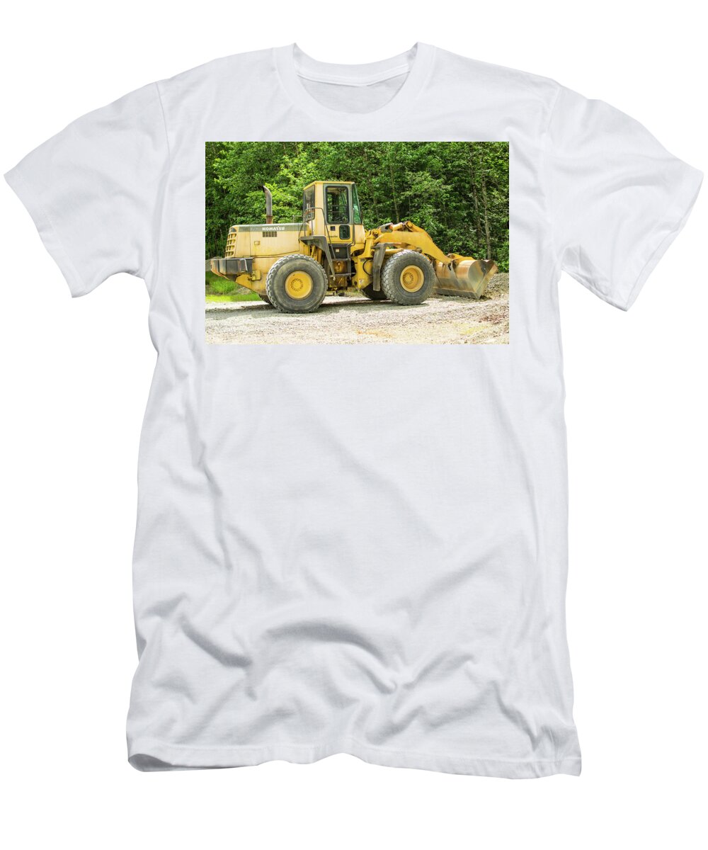 Road Builder T-Shirt featuring the photograph Road Builder by Tom Cochran