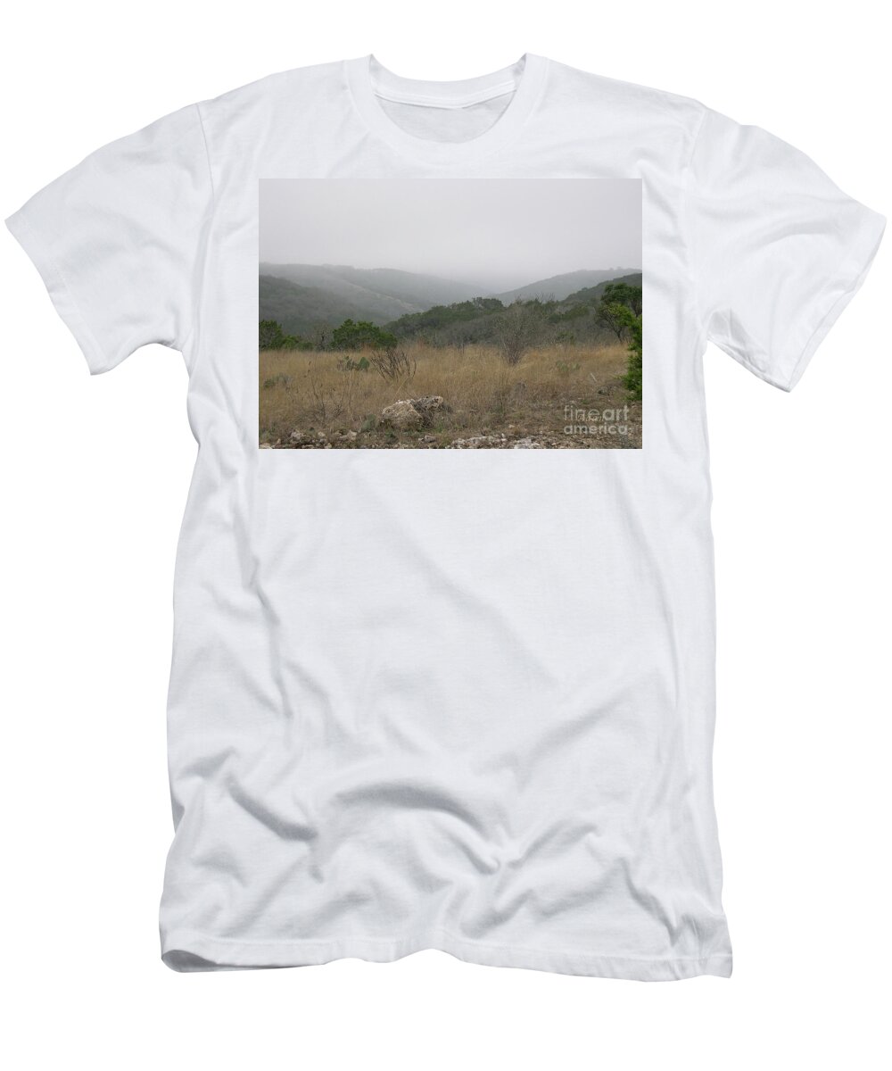 Texas Hill Country T-Shirt featuring the photograph Road to Lost Maples by Felipe Adan Lerma
