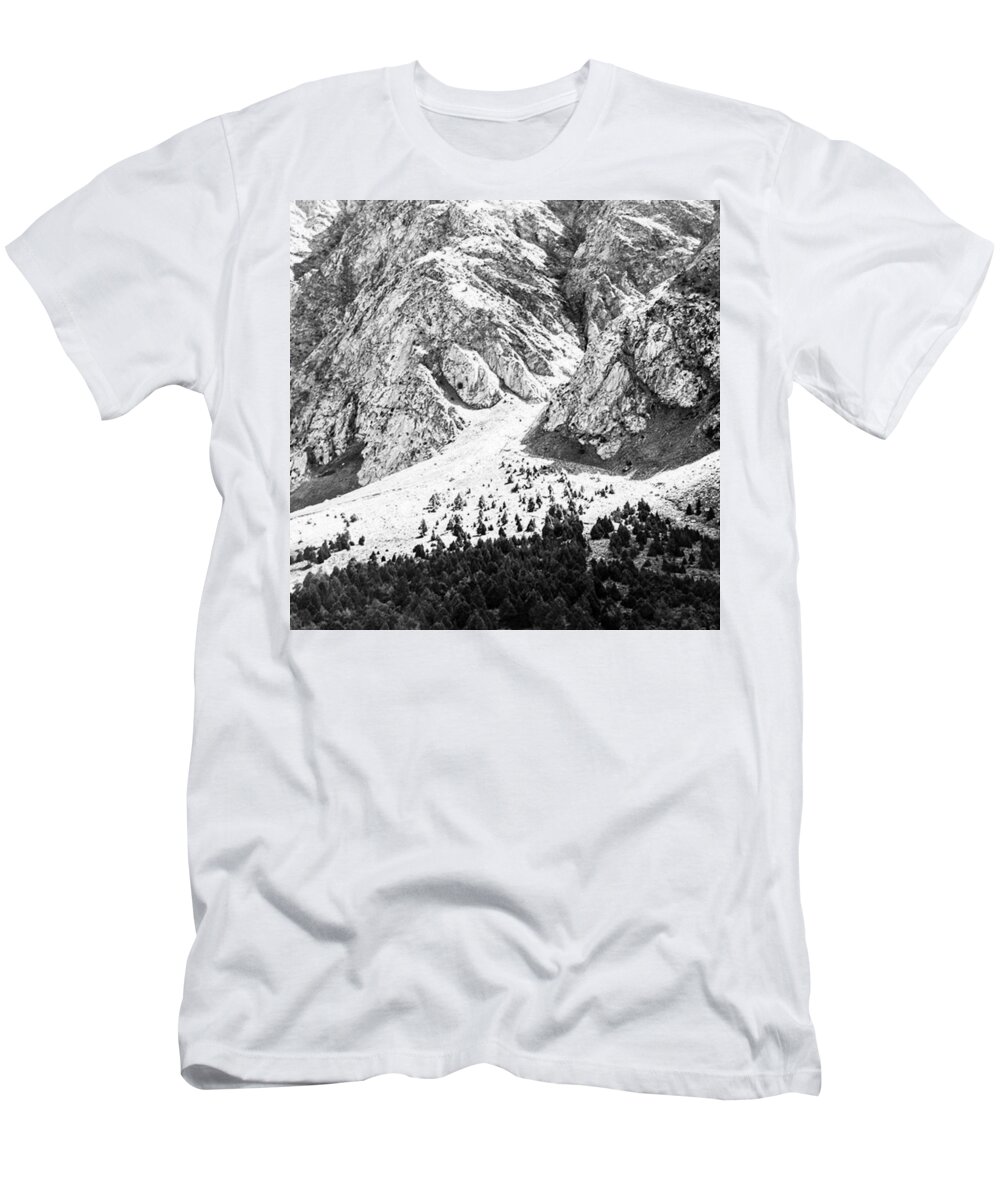 Leicagram T-Shirt featuring the photograph Rock & Forest by Aleck Cartwright