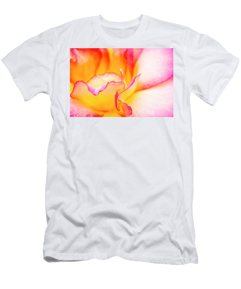 Valentine T-Shirt featuring the photograph Rosy Curves by Teri Virbickis