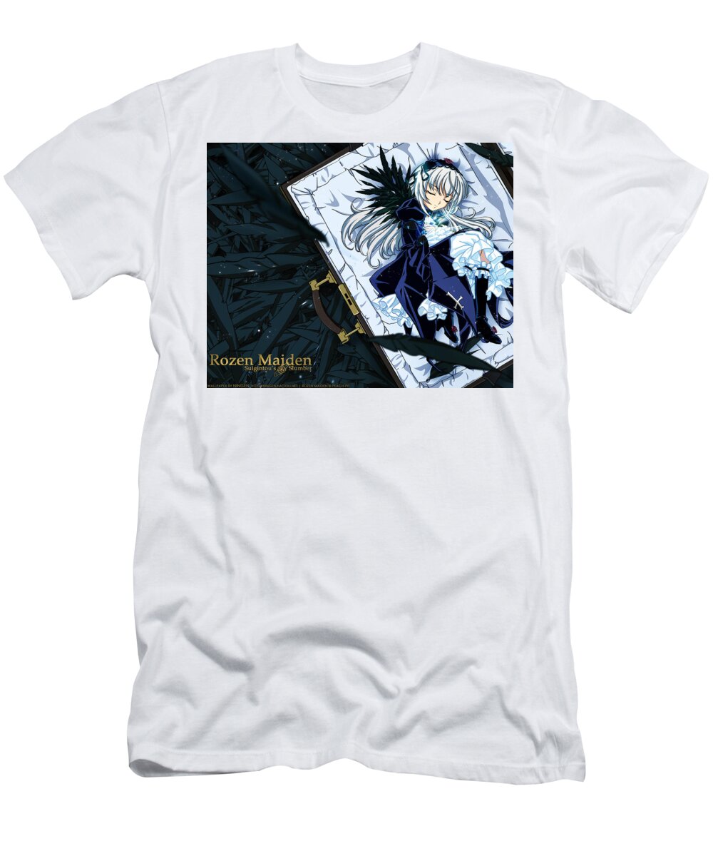 Rozen Maiden T-Shirt featuring the digital art Rozen Maiden by Maye Loeser