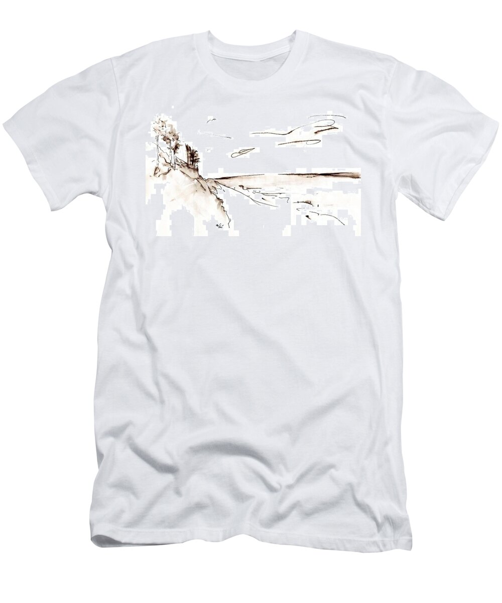 Travel T-Shirt featuring the drawing S8 by Karina Plachetka