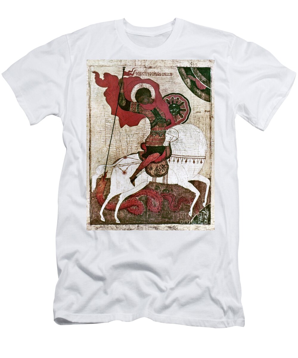 15th Century T-Shirt featuring the photograph Saint George by Granger
