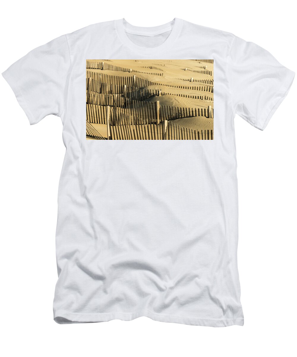 Landscapes T-Shirt featuring the photograph Sand Dunes of the Outer Banks by Donald Brown