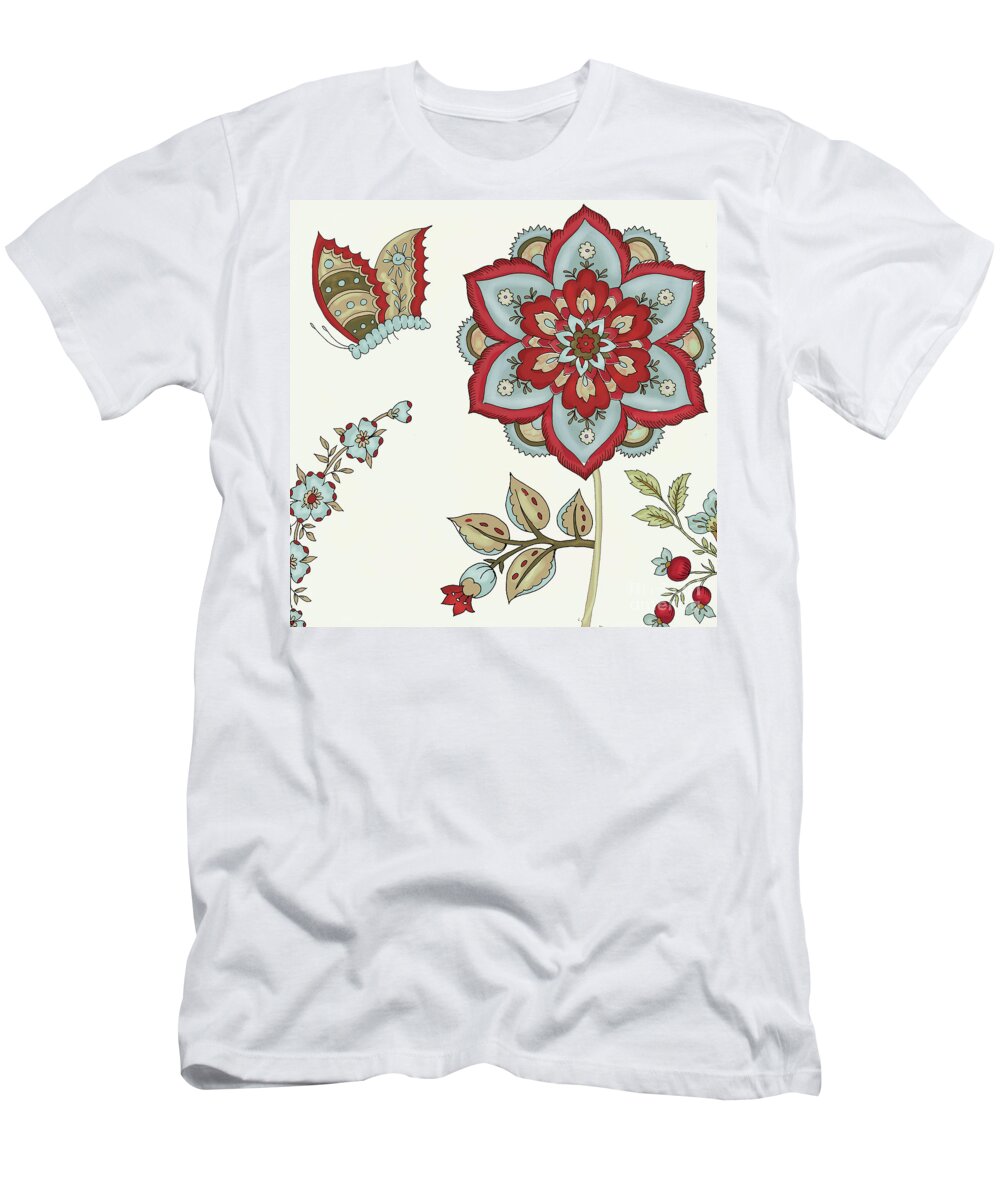 Vintage Flower T-Shirt featuring the painting Used to be Sasha by Mindy Sommers