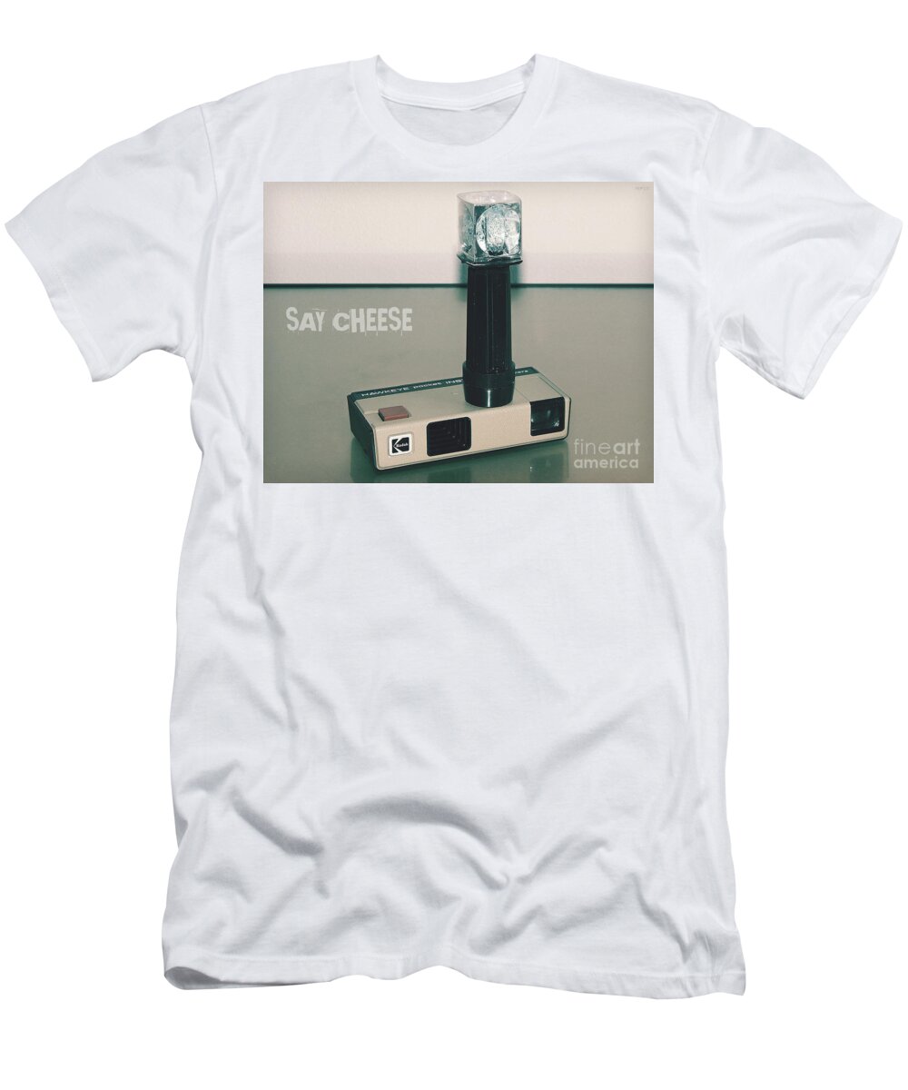 Camera T-Shirt featuring the photograph Say Cheese by Phil Perkins