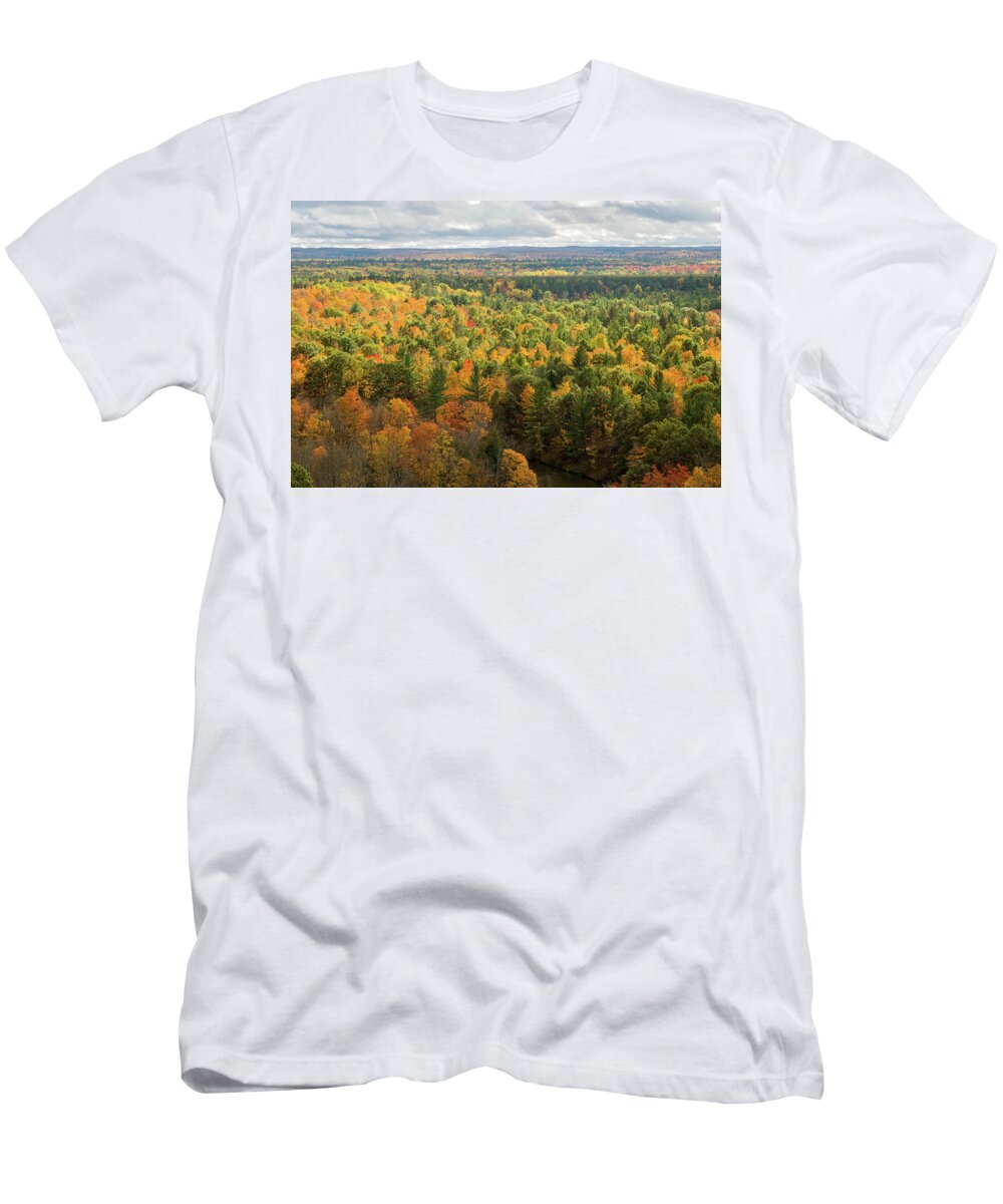 High Bank Rollaways T-Shirt featuring the photograph Sea of Color by Steve L'Italien